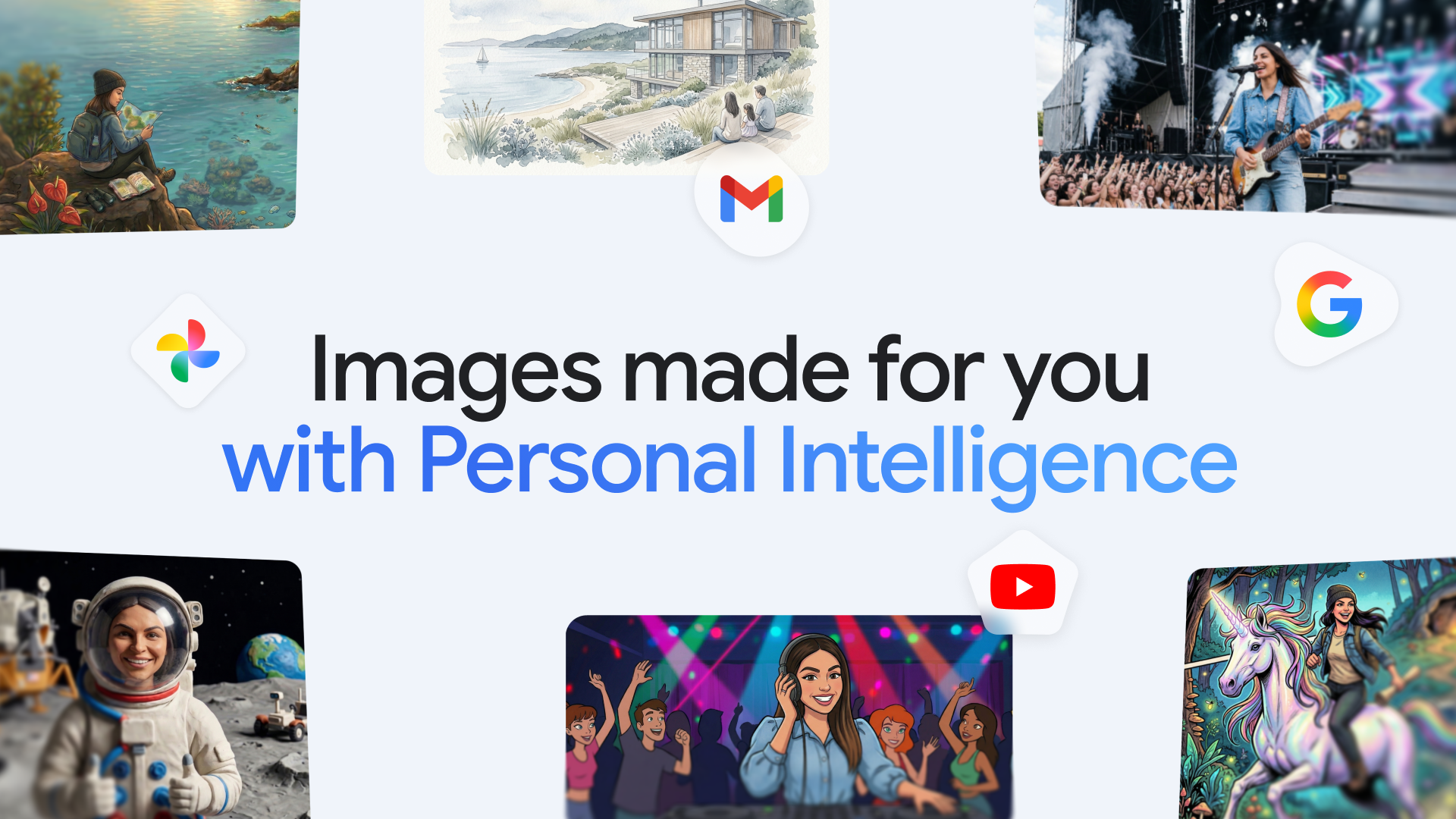 Gemini AI génération d'images personnalisées Google Photos