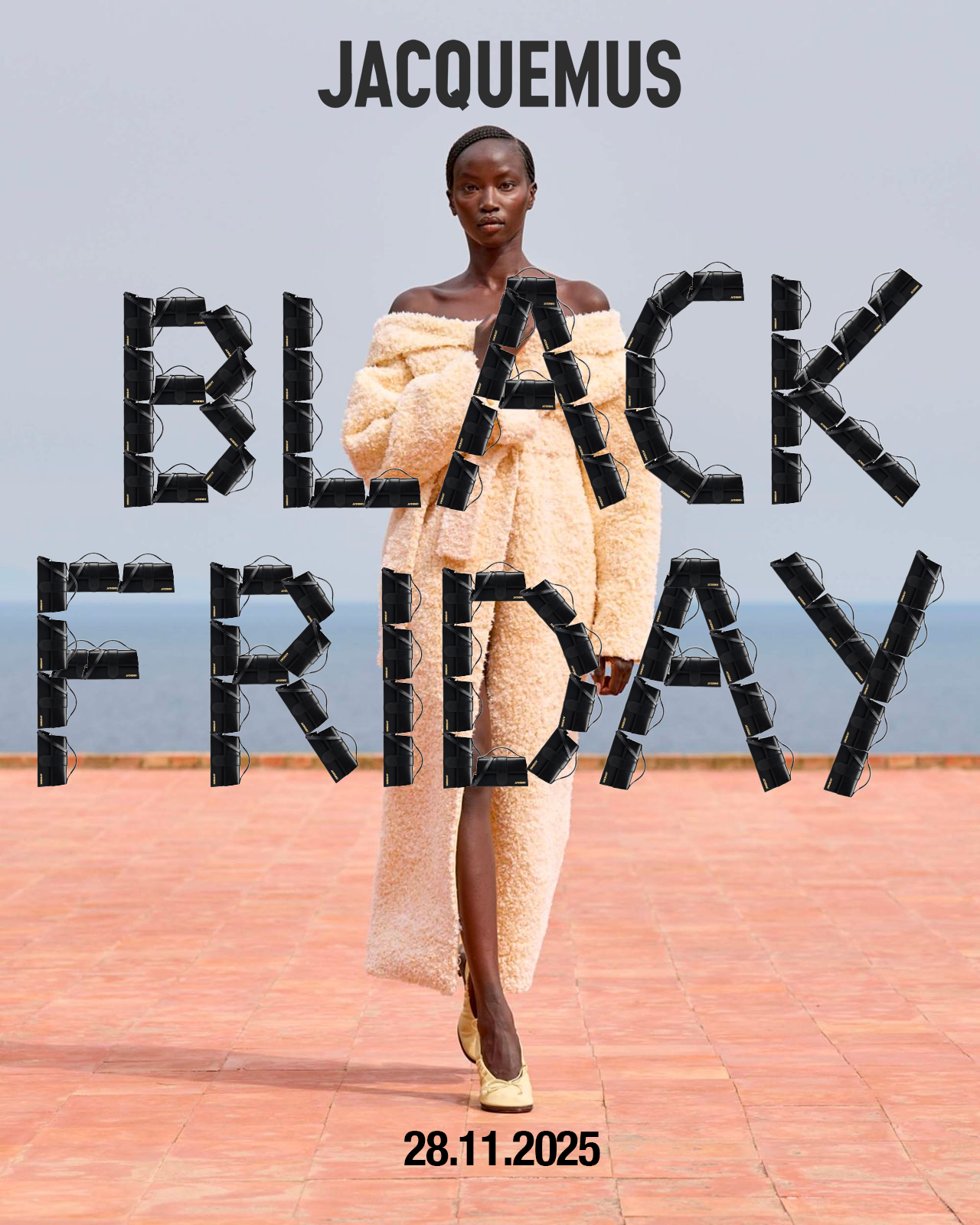 Portfolio campagne digitale Black Friday Jacquemus – direction créative mode
